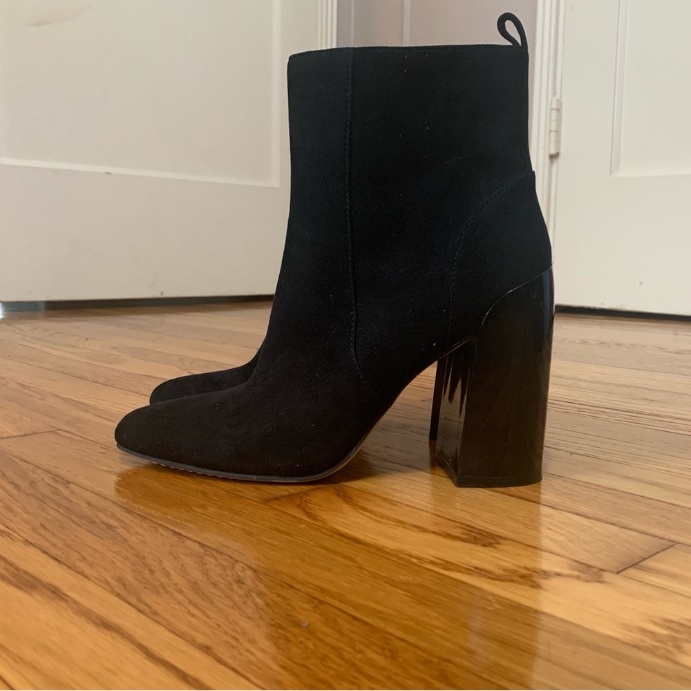 Enverna Womens Suede Dressy Ankle Boots  (7 1/2)